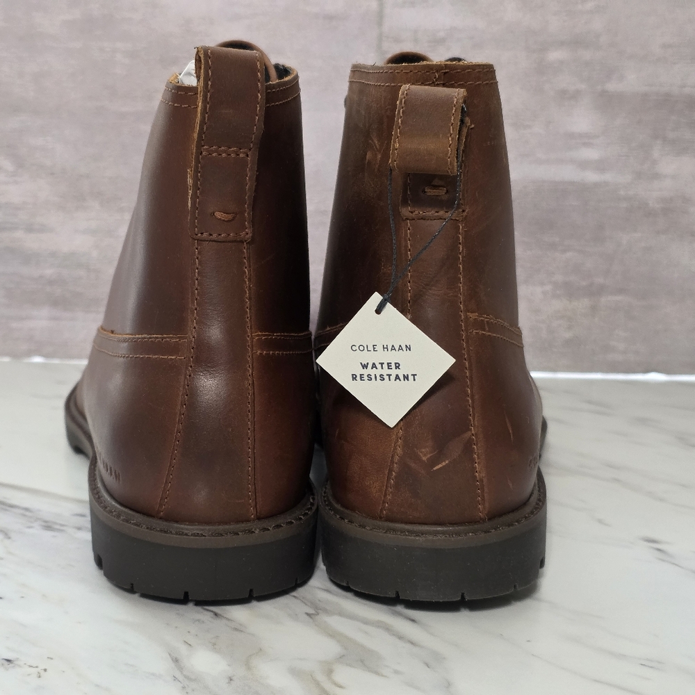 Brown Leather Men's Boots - Picture 5 of 7